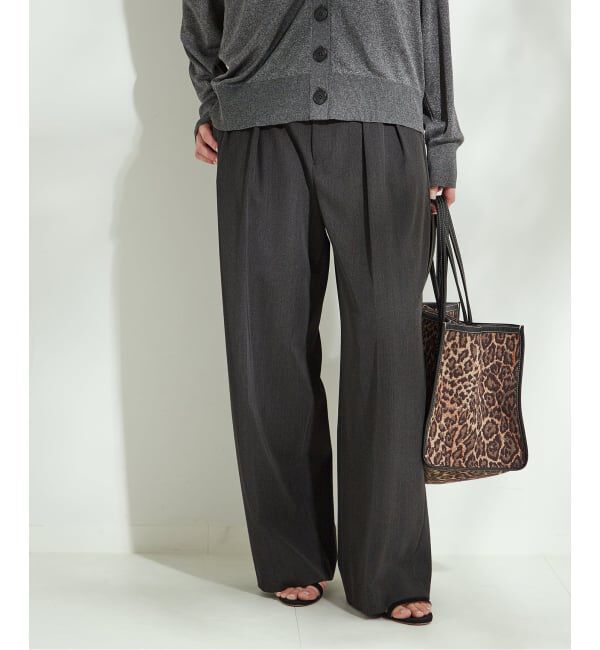 journal standard L'essage「《追加》ヴィスポリギャバパンツ（グレーA・ネイビー）」|スラックス|