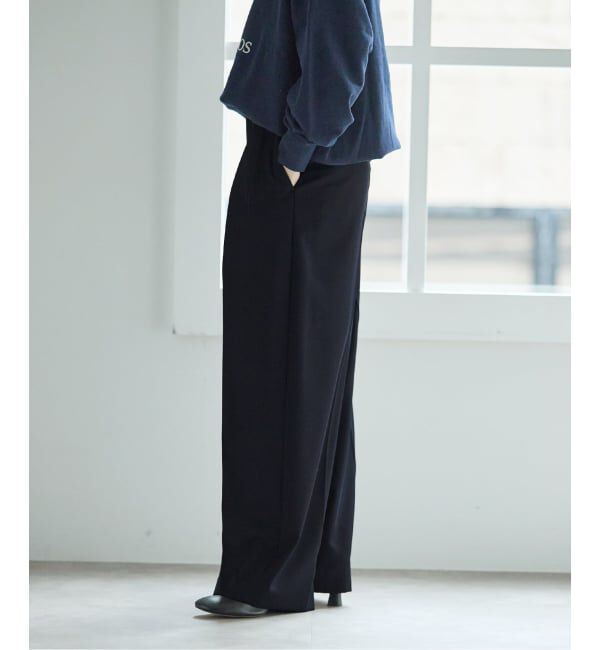 journal standard L'essage「《追加》ヴィスポリギャバパンツ（グレーA・ネイビー）」|スラックス|