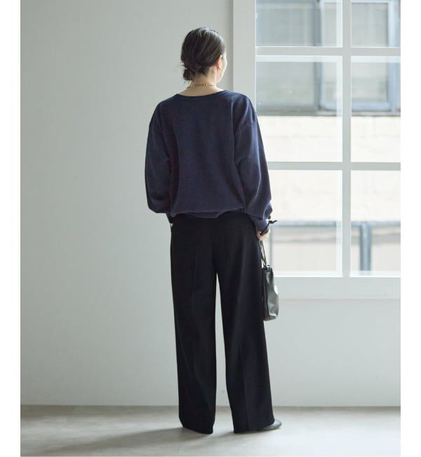 journal standard L'essage「《追加》ヴィスポリギャバパンツ（グレーA・ネイビー）」|スラックス|