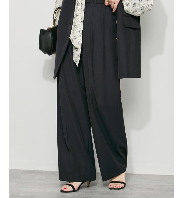 journal standard L'essage「《追加》ヴィスポリギャバパンツ（グレーA・ネイビー）」|スラックス|