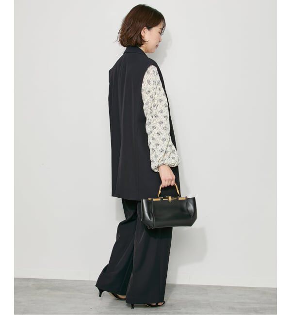 journal standard L'essage「《追加》ヴィスポリギャバパンツ（グレーA・ネイビー）」|スラックス|