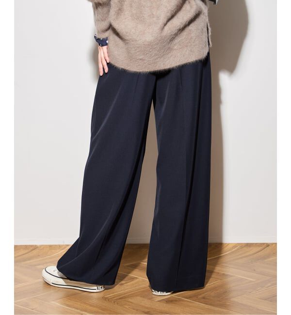 journal standard L'essage「《追加》ヴィスポリギャバパンツ（グレーA・ネイビー）」|スラックス|