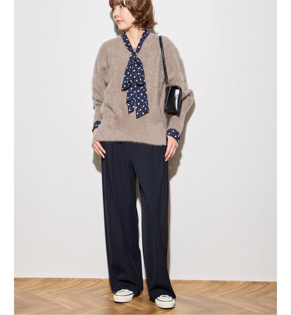 journal standard L'essage「《追加》ヴィスポリギャバパンツ（グレーA・ネイビー）」|スラックス|