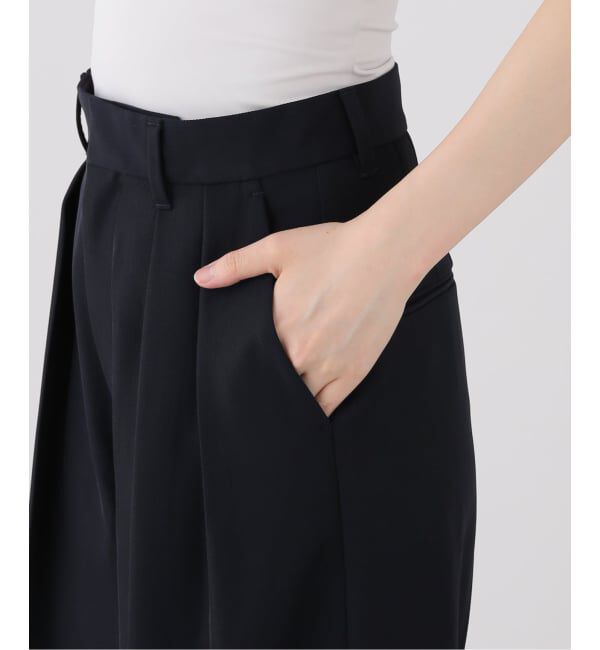 journal standard L'essage「《追加》ヴィスポリギャバパンツ（グレーA・ネイビー）」|スラックス|