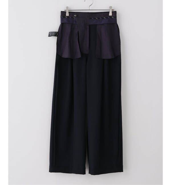 journal standard L'essage「《追加》ヴィスポリギャバパンツ（グレーA・ネイビー）」|スラックス|