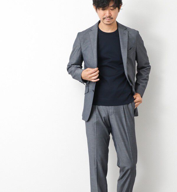 NOLLEY'S goodman「《ビジカジ対応》超長綿ハイゲージシルケット ポンチドレスCN ロンT 25AW」|Tシャツ・カットソー|