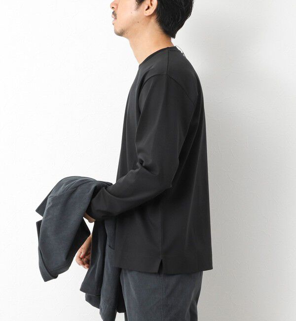 NOLLEY'S goodman「《ビジカジ対応》超長綿ハイゲージシルケット ポンチドレスCN ロンT 25AW」|Tシャツ・カットソー|