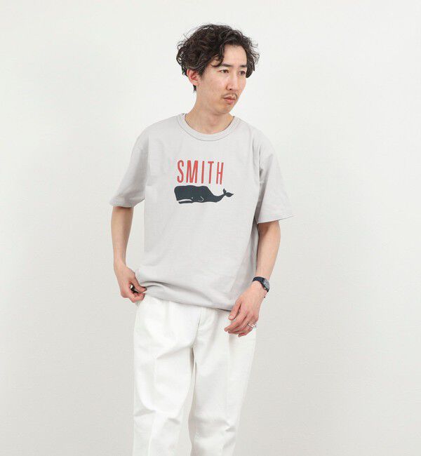 NOLLEY'S goodman「【BARNS OUTFITTERS】別注 SMITH プリントTシャツ 26SS」|Tシャツ・カットソー|