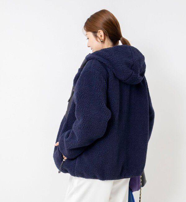 NOLLEY'S「【WEB＆一部店舗限定色アイテム】【TAION/タイオン】ボア&times;ダウンフードミドル(リバーシブル)」|ダウン|
