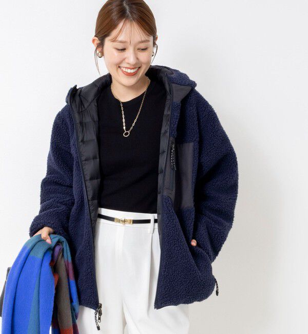 NOLLEY'S「【WEB＆一部店舗限定色アイテム】【TAION/タイオン】ボア&times;ダウンフードミドル(リバーシブル)」|ダウン|