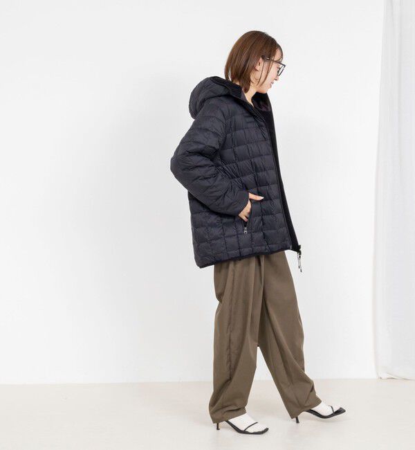 NOLLEY'S「【WEB＆一部店舗限定色アイテム】【TAION/タイオン】ボア&times;ダウンフードミドル(リバーシブル)」|ダウン|