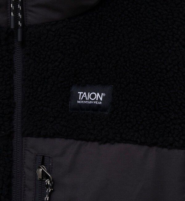 NOLLEY'S「【WEB＆一部店舗限定色アイテム】【TAION/タイオン】ボア&times;ダウンフードミドル(リバーシブル)」|ダウン|