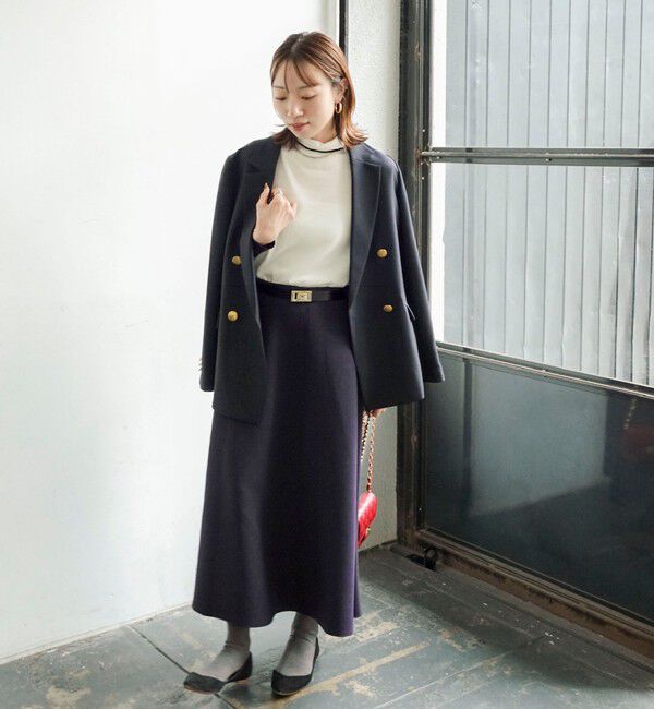 NOLLEY'S「《セットアップ対応》ウォッシャブルシャークWジャケット」|テーラードジャケット|