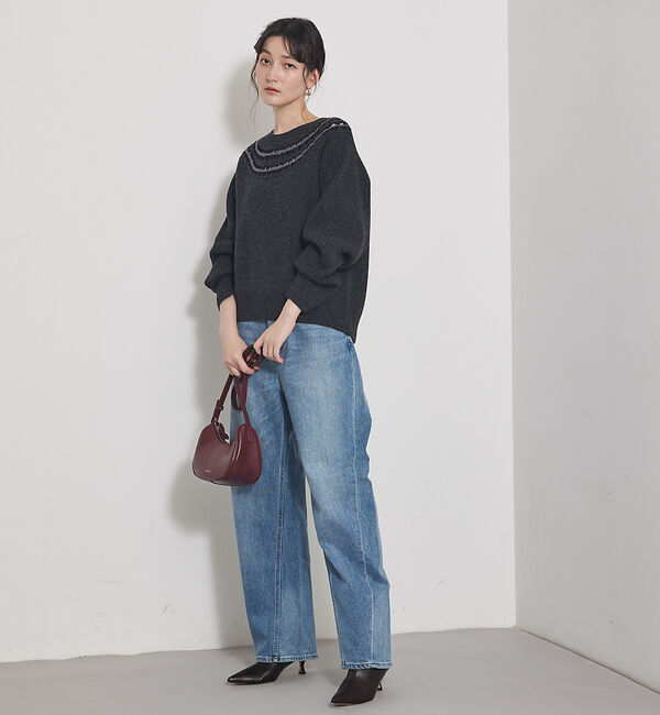 qualite「【Healthy DENIM】Corn カーブデニム」|デニム|