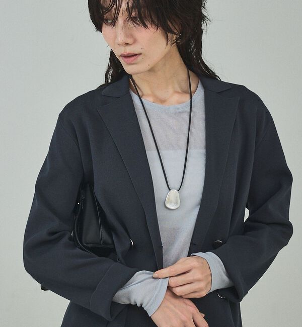 qualite「レザーワントップネックレス」|ネックレス|