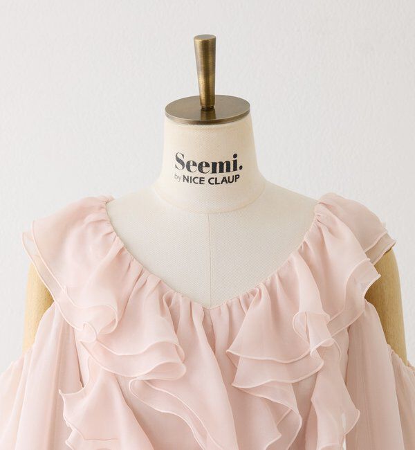 Seemi.by NICE CLAUP「【Seemi.by NICE CLAUP】フリフリブラウス」|シャツ・ブラウス|