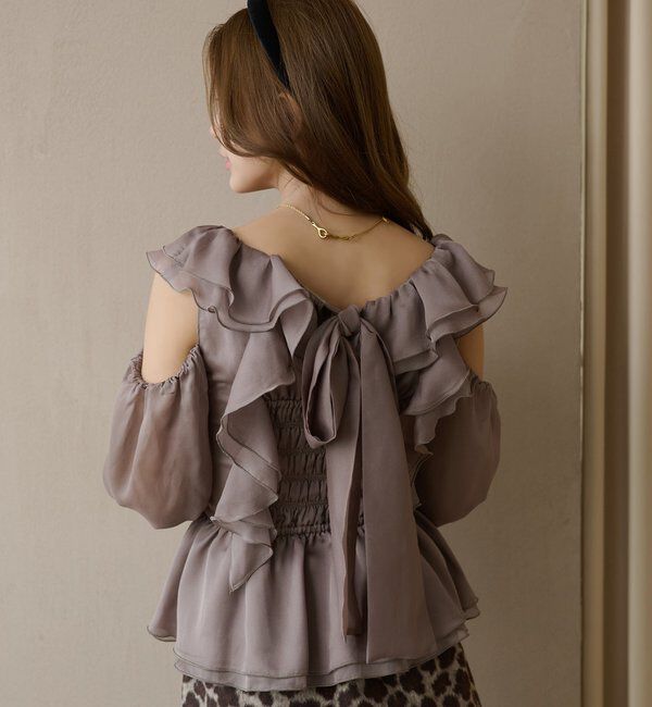 Seemi.by NICE CLAUP「【Seemi.by NICE CLAUP】フリフリブラウス」|シャツ・ブラウス|