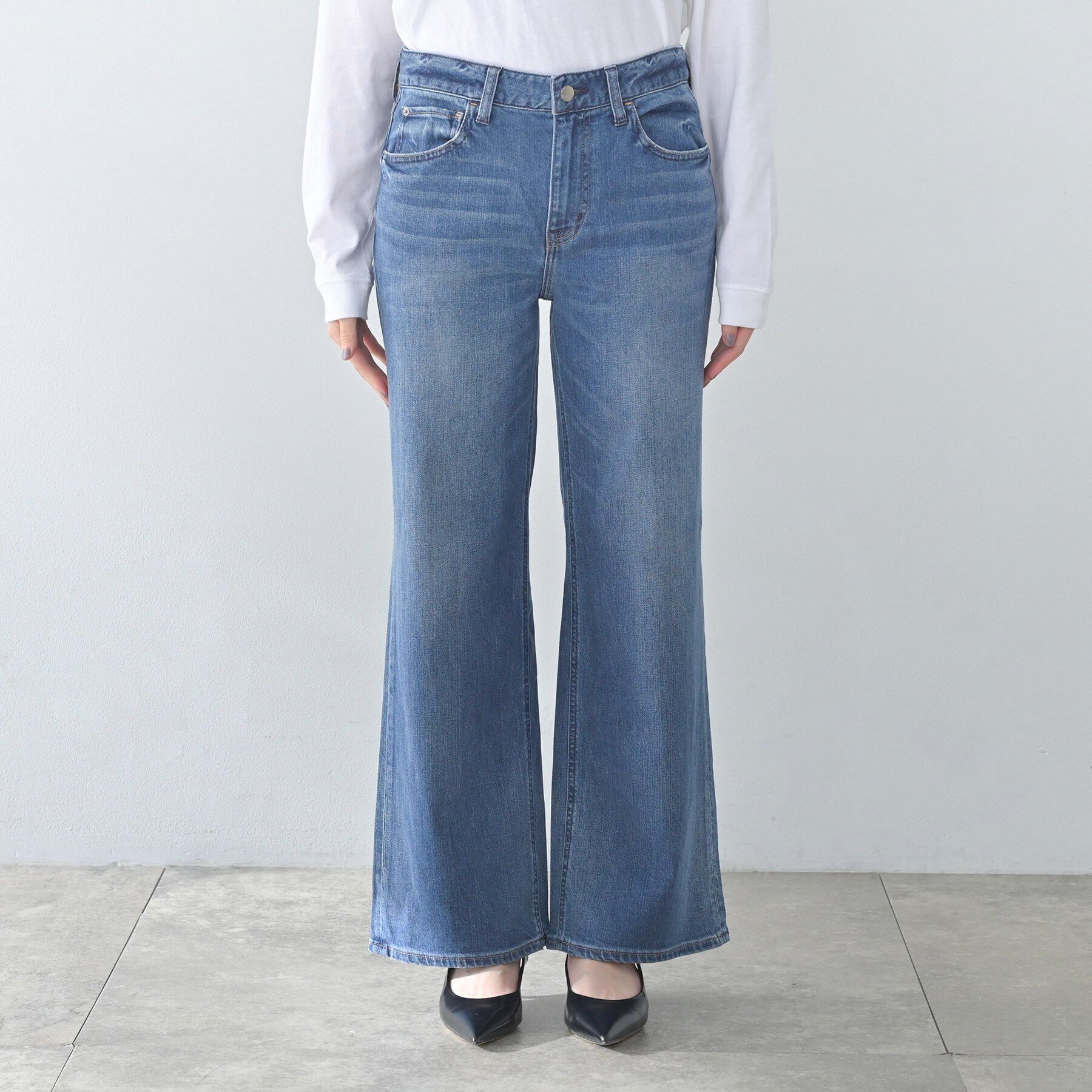 UNTITLED「【Healthy DENIM】別注Quiche（キッシュ）セミフレアデニム」|デニム|