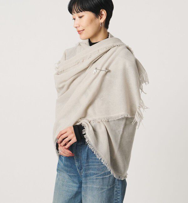 UNITED ARROWS「＜ASAUCE MELER＞カシミヤ BSKT ストール」|ストール|