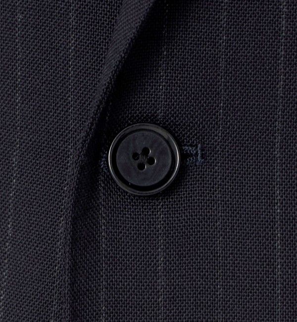 UNITED ARROWS「ネイビー ストライプ ダブル 6ボタン スーツ MCーMODEL ヨコストレッチ」|スーツ|
