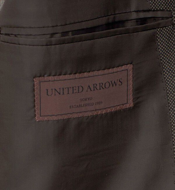 UNITED ARROWS「ブラウン バーズアイ シングル 3ボタン スーツ MCーMODEL」|スーツ|