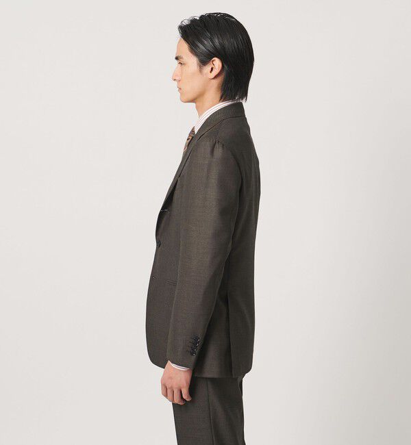 UNITED ARROWS「ブラウン バーズアイ シングル 3ボタン スーツ MCーMODEL」|スーツ|