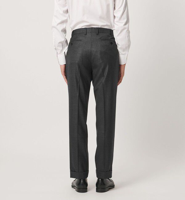 UNITED ARROWS「グレー シャークスキン シングル 3ボタン スーツ SーMODEL ヨコストレッチ 撥水」|スーツ|