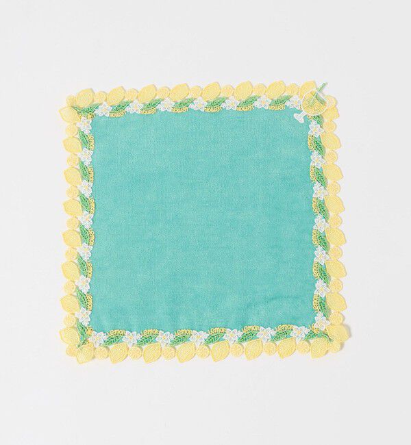 UNITED ARROWS「【WEB限定】＜近沢レース店＞レモネード ハンカチ」|ハンカチ|TURQUOISE
