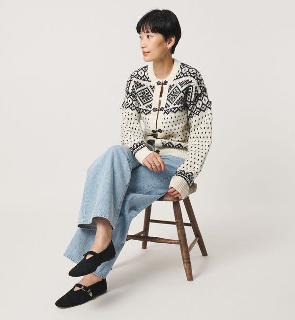 UNITED ARROWS「【別注】＜CHEMBUR＞スクエア ベルテッド バレエ フラットシューズ」|バレエシューズ|