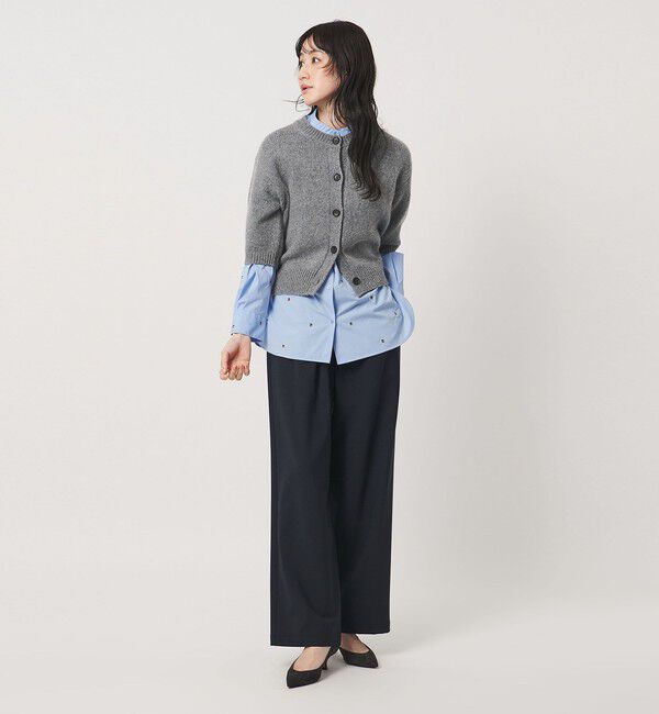 UNITED ARROWS「CA/W ハーフスリーブ カーディガン」|カーディガン|