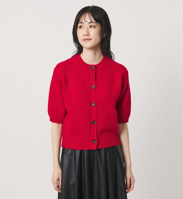UNITED ARROWS「CA/W ハーフスリーブ カーディガン」|カーディガン|
