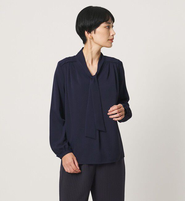 UNITED ARROWS「ジョーゼット ボウタイ ブラウス」|シャツ・ブラウス|