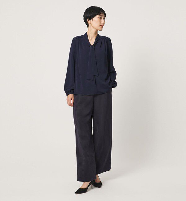 UNITED ARROWS「ジョーゼット ボウタイ ブラウス」|シャツ・ブラウス|