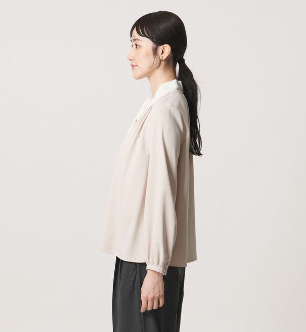 UNITED ARROWS「ジョーゼット ボウタイ ブラウス」|シャツ・ブラウス|