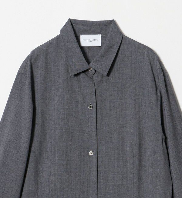 UNITED ARROWS「シャツ ロング ワンピース ‐ウォッシャブル‐」|ワンピース|