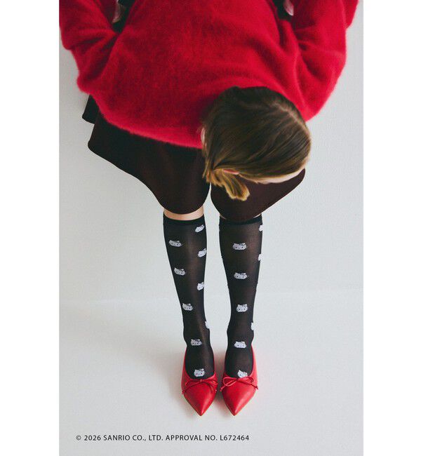 UNITED ARROWS「＜HELLO KITTY &times; UNITED ARROWS＞ロング ソックス」|ソックス|