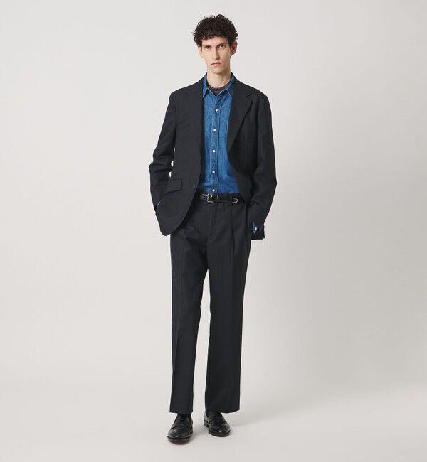 UNITED ARROWS「＜District＞ウール シングル 2ボタン ノーフォーク ジャケット」|スーツ|