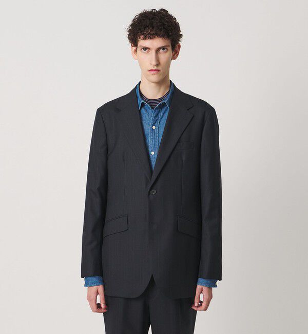 UNITED ARROWS「＜District＞ウール シングル 2ボタン ノーフォーク ジャケット」|スーツ|