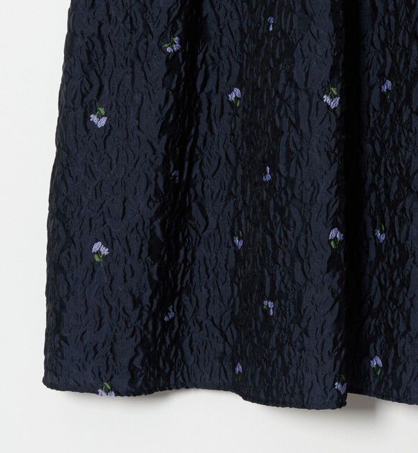 UNITED ARROWS「フクレ フラワー ジャガード スカート」|フレア|