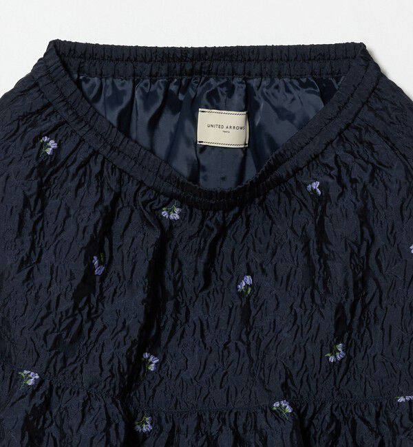 UNITED ARROWS「フクレ フラワー ジャガード スカート」|フレア|