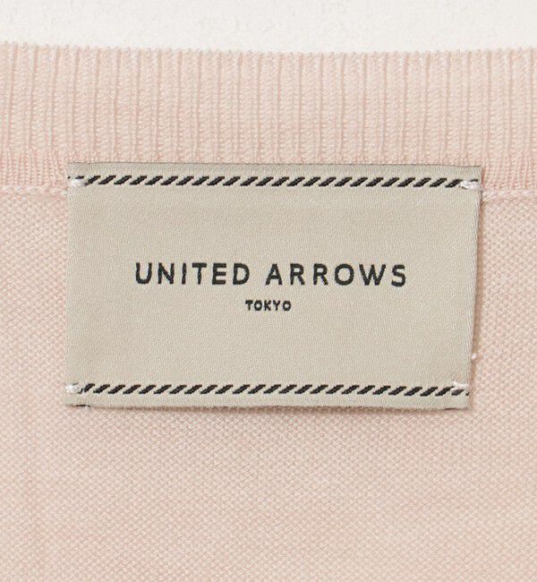 UNITED ARROWS「18G ウール Vネック ニット ‐ウォッシャブル‐」|ニット・セーター|