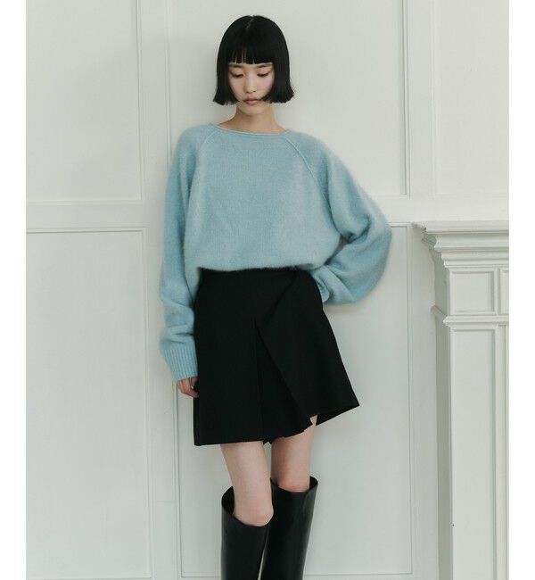 EMMEL REFINES「＜EMMEL REFINES＞EM FOX/NY/CA ボートネック ニットプルオーバー」|ニット・セーター|