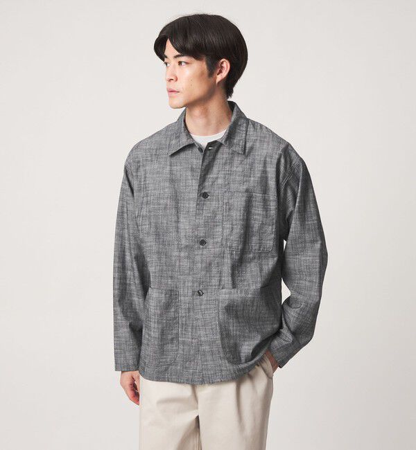 UNITED ARROWS green label relaxing「【別注】【WEB限定】＜3/2 WORKS＞シャンブレー カバーオール シャツアウター」|その他|