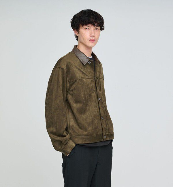 UNITED ARROWS green label relaxing「スエードライク ファーストタイプ ジャケット」|その他|