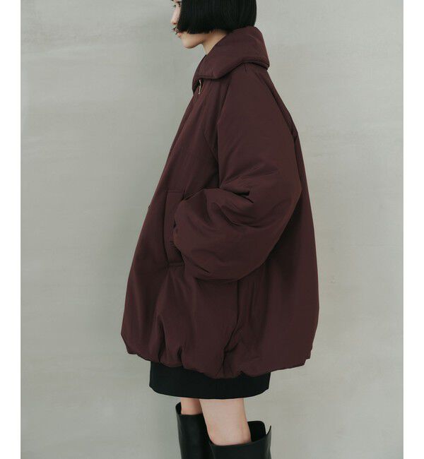 EMMEL REFINES「＜EMMEL REFINES＞EM ビッグカラー コクーン パファー コート」|その他|WINE