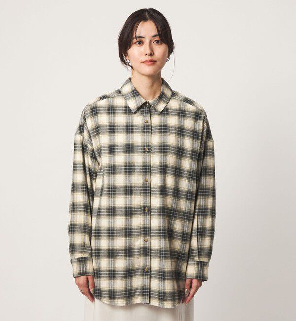 UNITED ARROWS green label relaxing「チェック ネル シャツ」|シャツ・ブラウス|