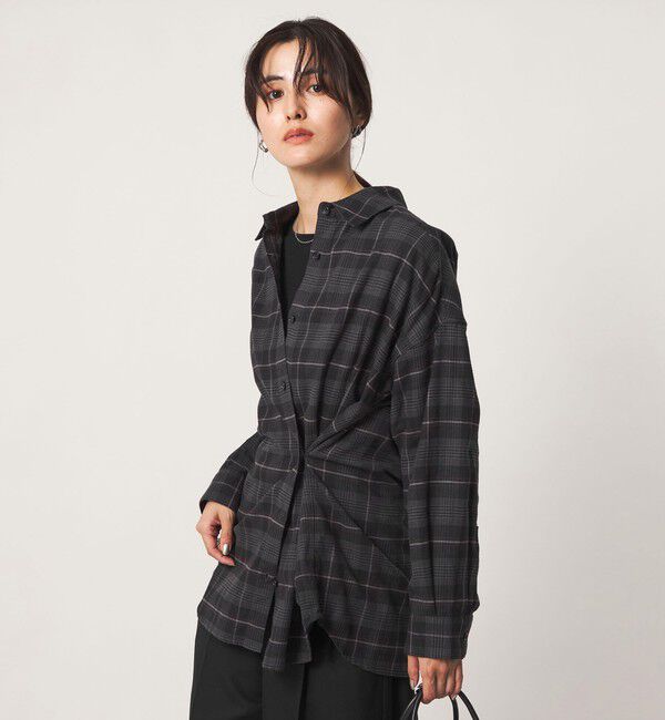 UNITED ARROWS green label relaxing「チェック ネル シャツ」|シャツ・ブラウス|