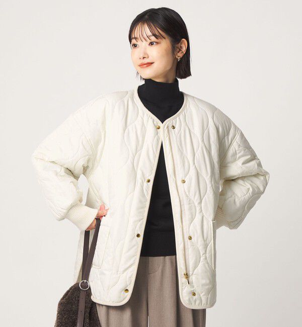 UNITED ARROWS green label relaxing「［size SHORTあり］キルティング ブルゾン ウォッシャブル 撥水」|ブルゾン・スタジャン|