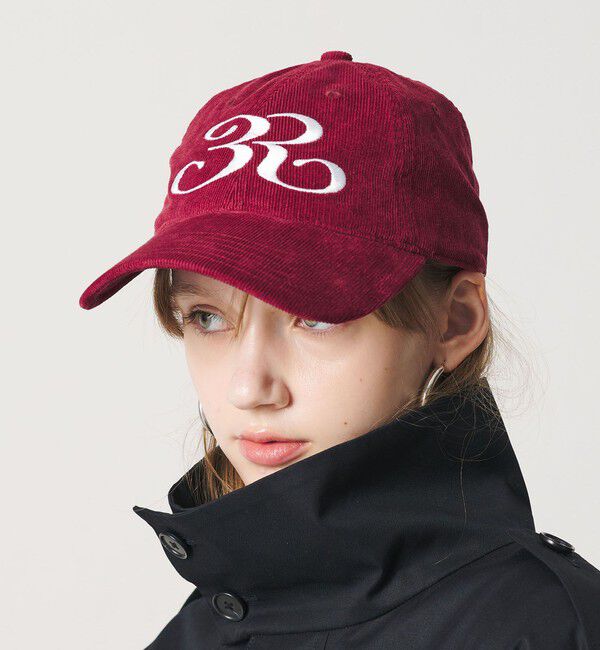 ER「＜ER＞コーデュロイ ロゴ キャップ」|ハット|