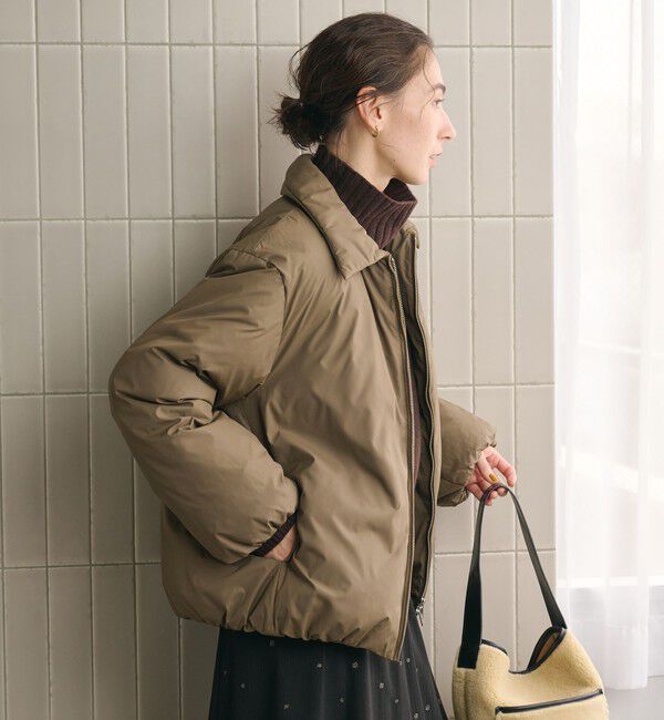 BEAUTY&YOUTH UNITED ARROWS「【WEB限定 Wardrobe DAILY MINIMAL】コクーン ダウンジャケット ウォッシャブル」|ダウン|